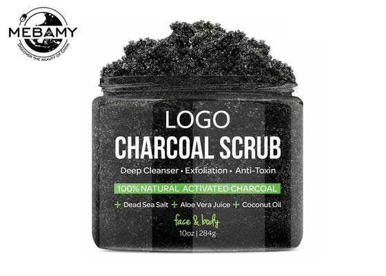 Chăm sóc da mặt Body Scrub, Charcoal Dầu dừa Body Scrub BlackheadsTreatment