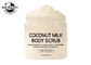 Sữa dừa Chăm sóc da Body Scrub Chứa Dead Sea Salt Dầu hạnh nhân và Vitamin E