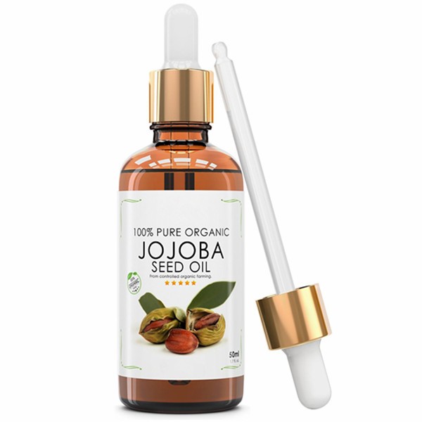 100% dầu Jojoba ép lạnh tinh khiết cho tóc và da