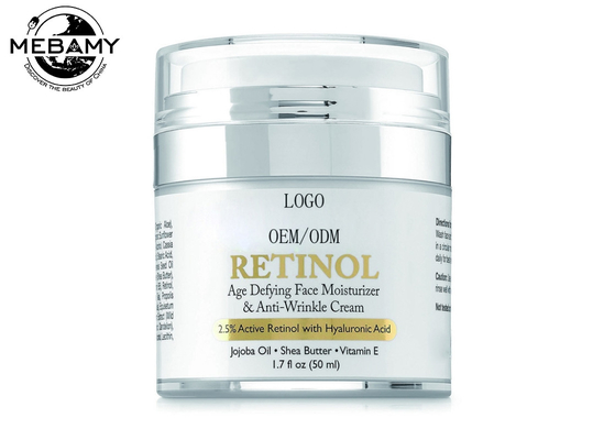 Retinol hữu cơ chống lão hóa chăm sóc da mặt kem / siêu dưỡng ẩm mặt kem
